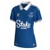 Camisa de Futebol Everton Michael Keane #5 Equipamento Principal Mulheres 2023-24 Manga Curta